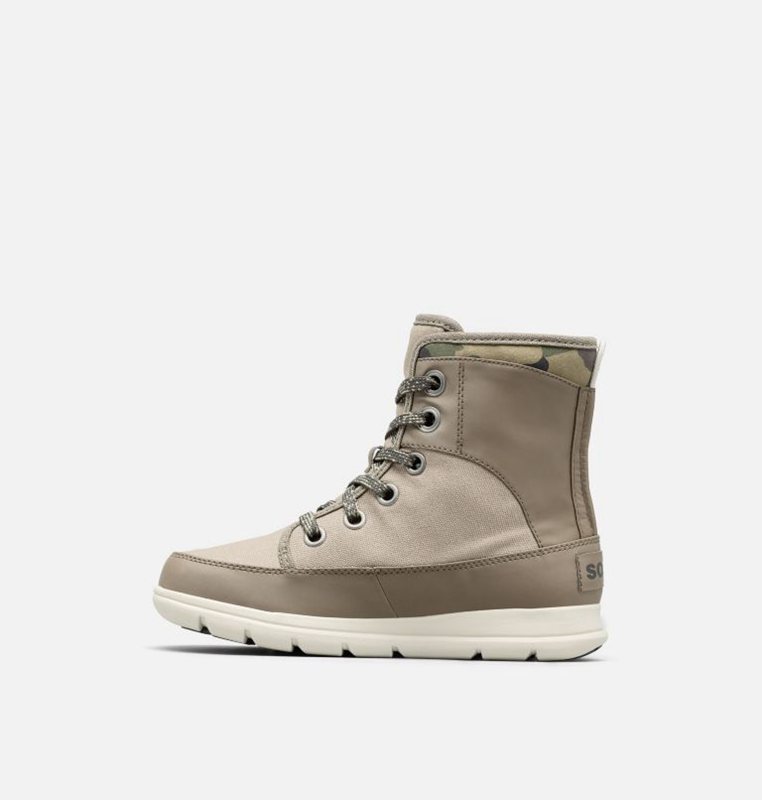 Womens Lace-Up Boots Olive - Sorel ™ Explorer 1964 Low - 052-ENAMPU